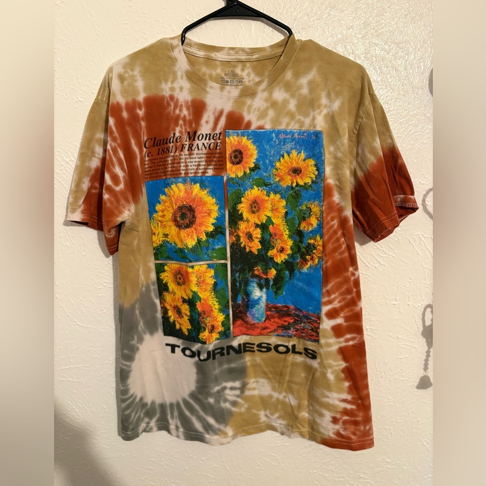 Tie dye L short sleeve shirt